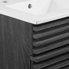 Modway Render 18" Bathroom Vanity Cabinet - Charcoal/White-8