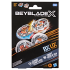 Hasbro Beyblade Dual Pack - Assorted-FIND YOUR EDGE WITH BEYBLADE X: Experience the thrill of competition with this fast-paced, spinning top battle toy. Assemble your tops, load your launchers, and 3-2-1 Let it rip! (Beystadium required, sold separately)