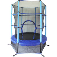 Dura Housewares 55" Mini Trampoline for Kids - Blue-Durable construction designed for kids