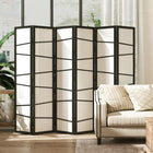 HOMCOM 6 Panel Freestanding Room Divider - White-Great for creating personal spaces or dividing up large rooms 
