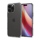 Spigen Crystal Flex for iPhone 16 Pro - Crystal Clear-Showcase the new iPhone with long-lasting clarity and style