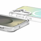 Avana Cosmic Frost Cell Phone Case with Magnets for Galaxy S26+ - Violet-Screen & camera bay protection