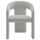 Modway Oslo Barrel Fabric Upholstered Dining Accent Chair - Dove Grey-9