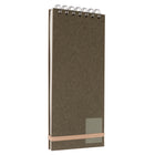 Gry Mattr Slim Notebook - 4" × 9"-Durable layered cover made with Villus paper and grey board