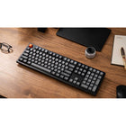 Keychron K10 Max White LED Wireless Mechanical Keyboard - Hot-Swappable - Brown Switch - Full-Size Layout - Black-Easy Assembly: Designed for effortless customization, every component of the K10 Max is easily assembled, empowering you to create your ultimate typing experience with minimal effort.