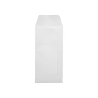 LUX Small Drive-In Banking Envelopes - 24lb. - 3-1/4" x 7" - White - 500 Pack-24lb. Paper