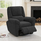 HOMCOM Power Recliner with USB Ports - Black-Integrated footrest enhances comfort for lounging or napping  