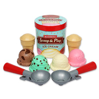 Popular Playthings Magnetic Scoop & Play Ice Cream-Magnetic Connection: Makes scooping and stacking ice cream scoops easy and mess-free.