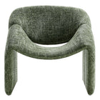 Modway Vivi Chenille Upholstered Accent Chair - Basil-Weight Capacity: 331 lb