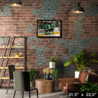 Dallas Stars Celebration 2025 Playoffs - Framed Canvas - 31" x 22"-Officially licensed by the NHL and NHLPA