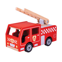 Bigjigs Toys City Fire Engine-Spark imaginative play with this highly detailed City Fire Engine