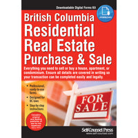 Self-Counsel Press British Columbia Real Estate Purchase & Sale Kit [Digital Download]-Self-Counsel Press is the premier source for do-it-yourself law and small business books. Our books, ebooks, and form kits are designed to help you help yourself. All of our legal titles are written by lawyers who practise in the field they are writing about. Our business books are written by experts on the topic. People who have “been there, done that” in the businesses they write about, and know how to clearly and simpl