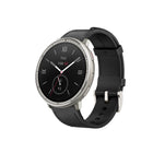 Amazfit Active 2 Smartwatch with Leather Band & Heart Rate Monitor - 44mm - Black-Large 1.32"" display, 1.73"" (44mm) case, 2,000 nits brightness
