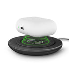 HyperGear 15W ChargePad Pro Wireless Fast Charger with USB-C Hub - Black-Powerful 15W Output