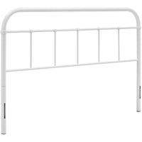 Modway Serena Full Steel Headboard - White-Cottage Style Headboard