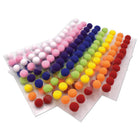 Creativity Street Peel & Stick Poms - 2 Packs of 240-Size: 0.625" poms