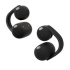 Sony LinkBuds Clip Truly Wireless Open Earbuds - Black-Open ear listening with all-day comfort - Experience true open ear freedom—hear your music and the world around you without ever tuning out. The ergonomic, feather-light design and customizable Air Fitting Cushions ensure lasting comfort, so you can wear LinkBuds Clip earbuds all day long.