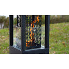 EnerG+ Outdoor Wood Pellet Patio Heater-Insert the burner into the combustion chamber using the convenient handle for the Hopper to makes it easy to refill.