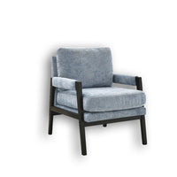 Brassex Hugo Accent Chair - Blue-Modern design aesthetic