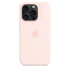 Apple Silicone Case with MagSafe for iPhone 15 Pro - Light Pink-Colour: Light Pink