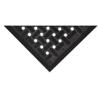 Edgewood Flex Comfort Drain Grease Resistant Open Top Wet Area Anti-Fatigue Mat - 3' W x 5' L x 3/8" D - Black-Perfect for kitchens, mechanic shops, manufacturing, oil and gas industry