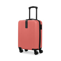 Bugatti Alexandria Collection 21.5" Hardsside Carry-on – Coral-Made of lightweight and resistant Polycarbonate composite and ABS blend
