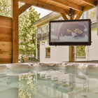 Storm Shell Outdoor Hard Shell TV Cover with a TV Wall Mount Bracket - 56"H x 65"W-7