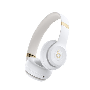 Beats Solo 4 Wireless On-Ear Headphones - Warm White | staples.ca
