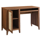 Modway Soma 47" Office Desk - Walnut-Non-Marking Foot Pads