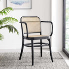 Modway Winona Wood Dining Chair - Black-Includes Non-Marking Foot Caps