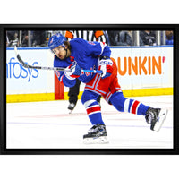 Artemi Panarin New York Rangers - Framed Canvas - 31" x 22"-Premium canvas print with gallery-wrapped edges