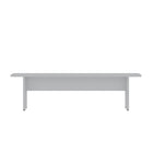Manhattan Comfort Nomad 67.91" Modern Dining Bench - White-Rustic Style Bench with Wood-Grain Details and H Base