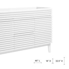 Modway Render 48" Double Sink Compatible Bathroom Vanity Cabinet - White-Smooth Laminate