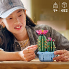 LEGO Botanicals Flowering Cactus-Includes a larger cactus in full bloom and a smaller cactus with buds
