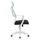 CorLiving Workspace Mesh Back Office Chair - Teal and Black-53