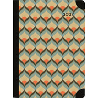 W. Maxwell 2027 Memo Weekly Planner - 7.25" x 9.75" - Retro-January to December 2027