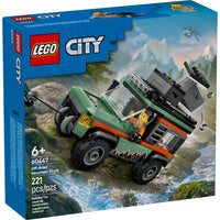 LEGO City Great Vehicles Off Road 4x4 Mountain Truck - 221 Pieces-LEGO City Off-Road 4x4 Mountain Truck adventure toy for ages 6 and up