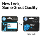 HP 952 Cyan Original Ink Cartridge (L0S49AN)-The unmatched reliability of original HP ink cartridge means consistent convenience and better value