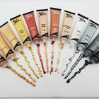 Mont Marte Gold and Silver Acrylic Paint 12-Piece Set - Metallic-6