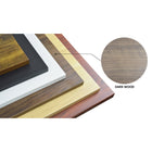 Ezywork Whole Piece Top Electric Standing Desk - Black Frame / Dark Wood Top-Colour: Black Frame / Dark Wood Top