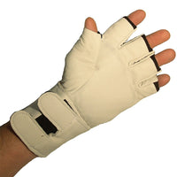 Impacto BG471 Half Finger Anti-vibration Glove W/wrist Support, Large-Anti-impact and anti-vibration glove with air padding
