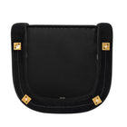 Manhattan Comfort Amirah 28.94" Modern Velvet Upholstered Accent Chair - Black-30 Day Limited Manufacturer's Warranty