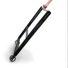 Futech Double-Sided Rolling Metal A-Frame - 32" x 48" - Black-Designed to hold 32"×48" display boards, making your signage highly visible for storefronts and promotions.