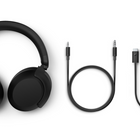 Philips TAH8000 Over-Ear Headphones - Black-Your Daily Companion - The wide, soft headband can be adjusted via a hidden slider for the perfect fit—and the soft memory-foam ear-cup cushions can be replaced when they reach the end of their life. The ear cups fold flat and inward for easy portability, or safe storage in a drawer.