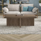 Hudson&Canal Boden 44"W Rectangular Coffee Table - Antiqued Grey Oak-Features easy assembly