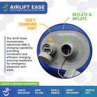 Mobile Patient Lift Fast & Easy Transport AirLift Inflatable Rescue Stretcher 300 lb Capacity-Quiet inflation system helps keep patients calm