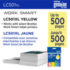 Brother Genuine LC501XLYS Ink Cartridge - High Yield - Yellow -Brother Genuine LC501XLYS High Yield Yellow Ink Cartridges deliver consistent, reliable performance