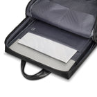 Champs Onyx Modern Nylon Backpack - Black-Padded mesh Trolley strap for carry-on luggage