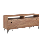 Manhattan Comfort DUMBO 62.99" Modern TV Stand - Golden Brown-17.99" L x 62.99" W x 26.77" H