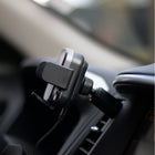 Mighty Mount Mini Grip Cradle 15W Wireless Charger 2 in 1 Dash & Vent Mount-Reserve battery capacitor to grip when shut off (up to 5 times)